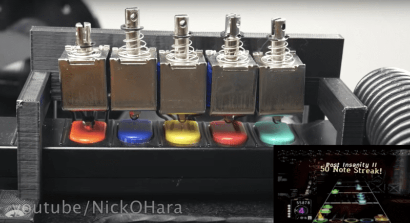 Shred through Guitar Hero with a Raspberry Pi-powered robot
