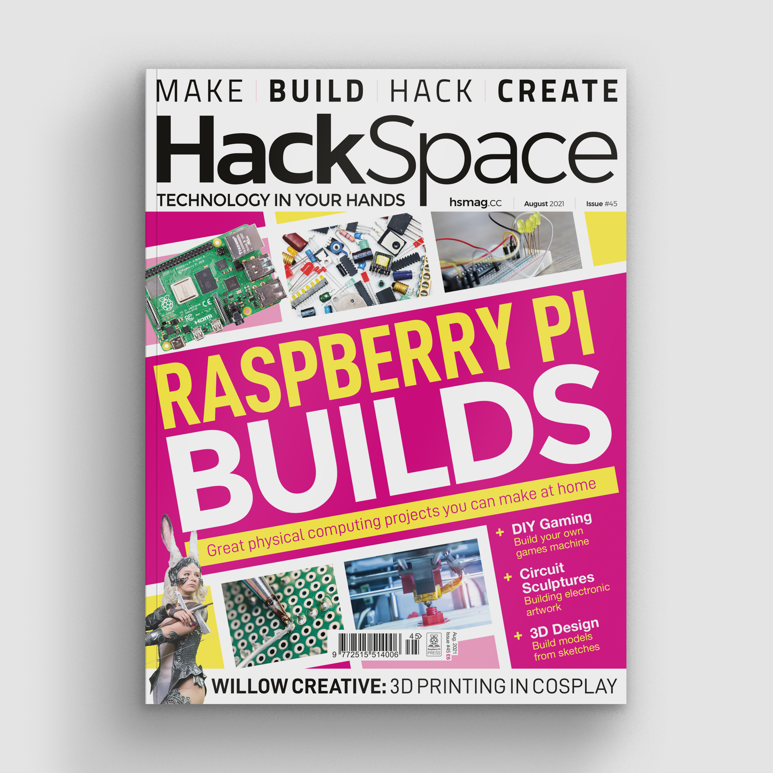 Hack space magazine issue 45 front cover