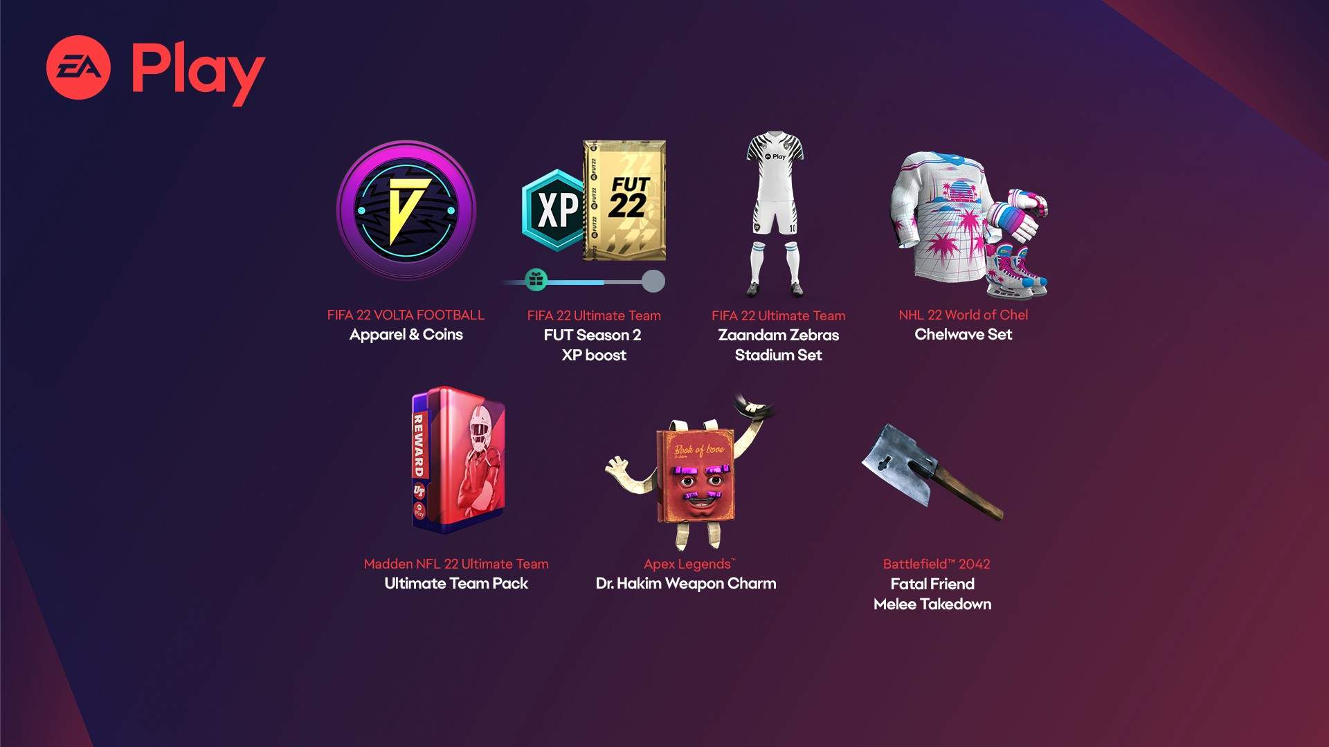 EA Play November Rewards