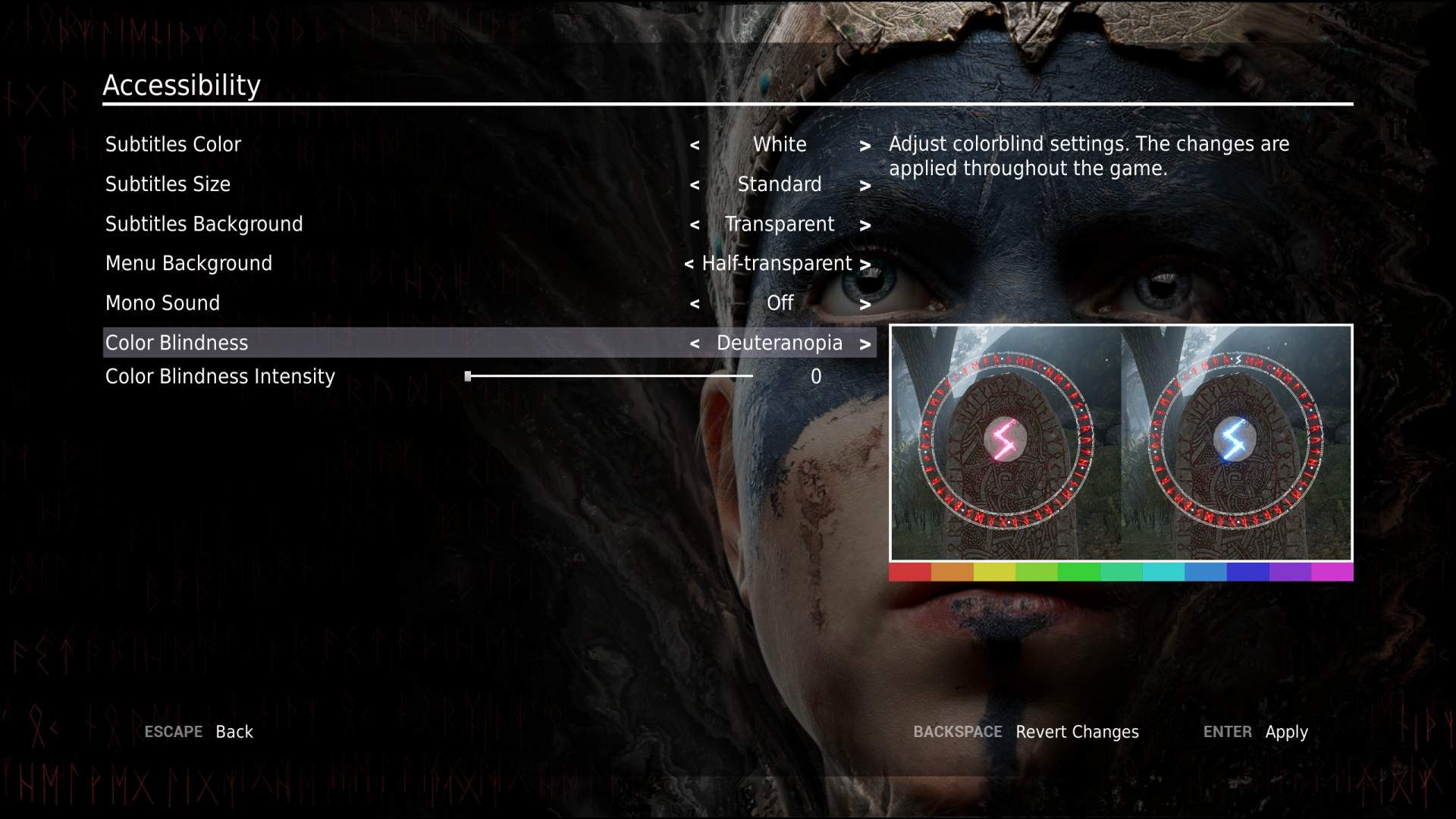Accessibility Menu