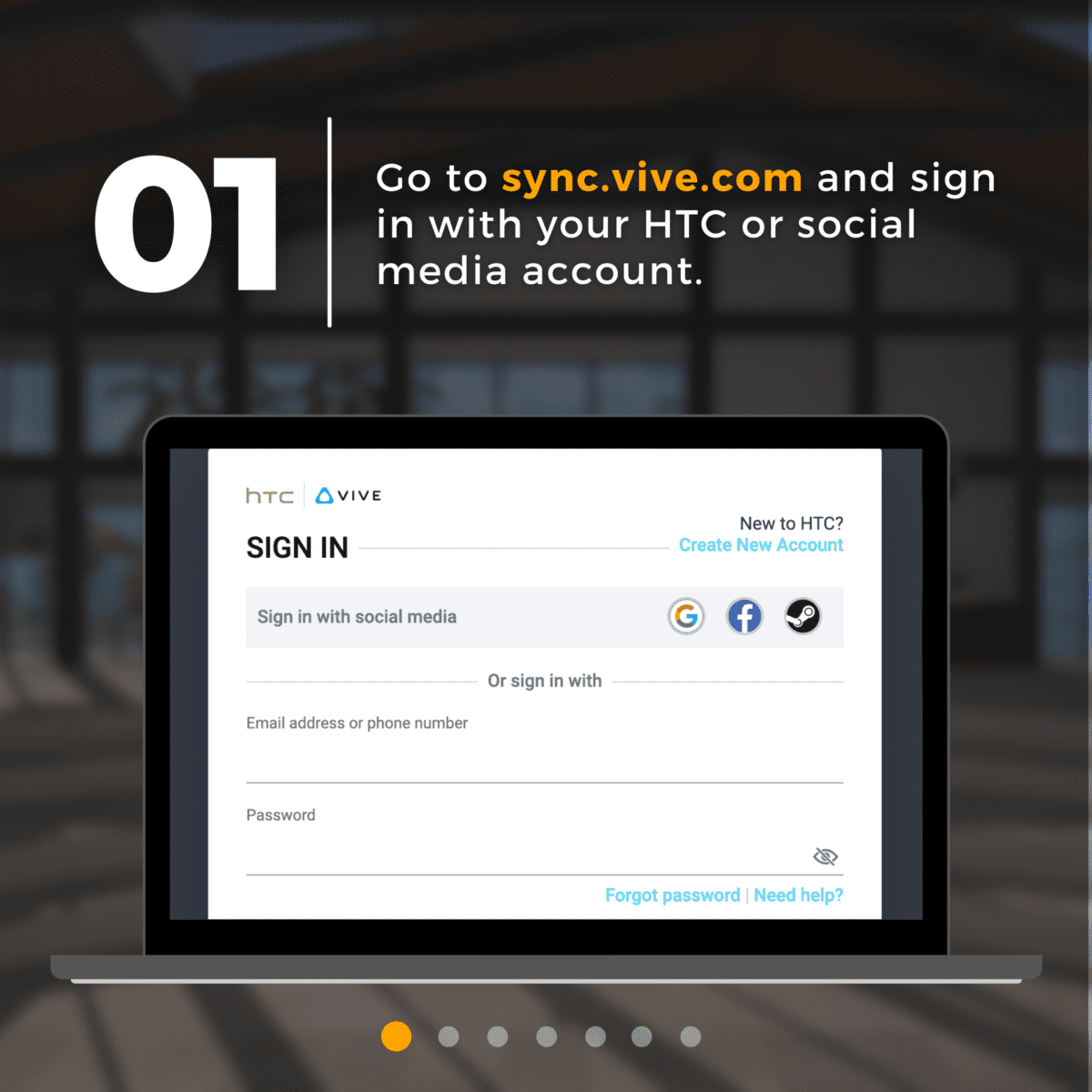 Create Your First VIVE Sync Meeting