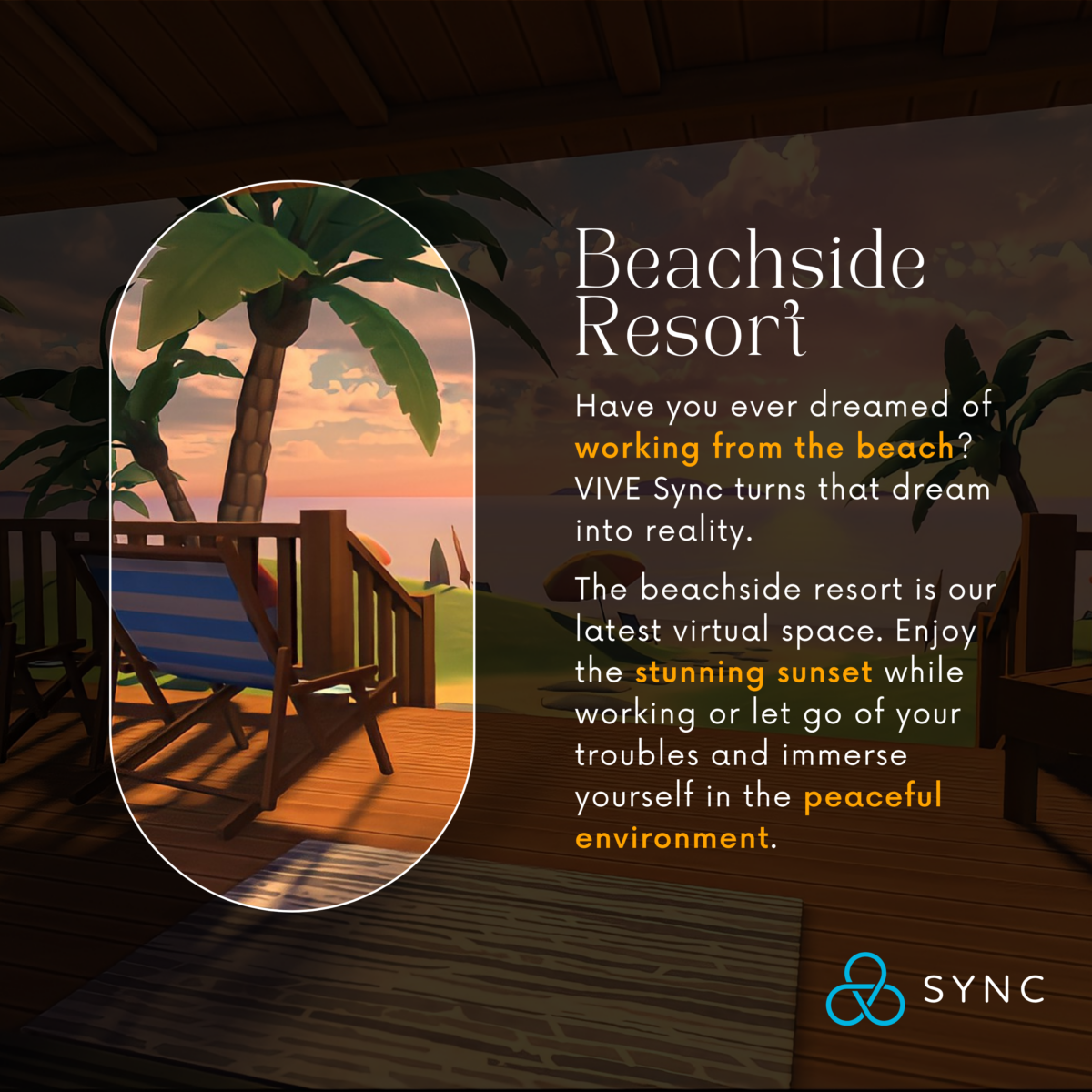 VIVE Sync: Your Personal Metaverse to Focus or Unwind