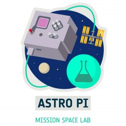 Logo de Mission Space Lab, qui fait partie du European Astro Pi Challenge.
