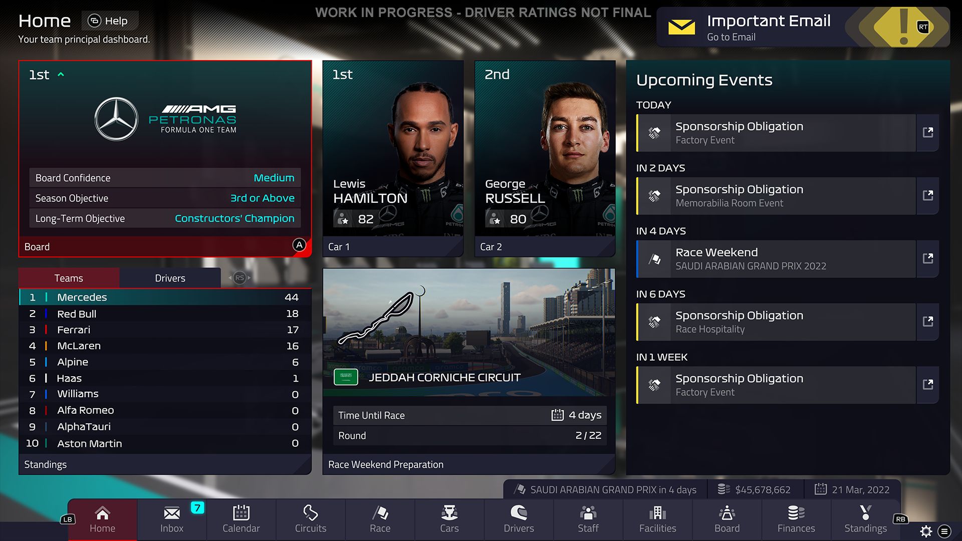 F1 Manager 2022 Screenshot