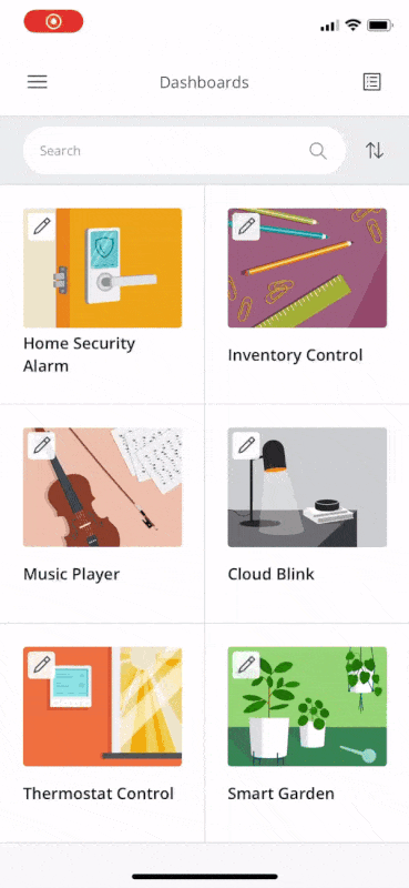 Arduino Cloud updates dashboard gallery