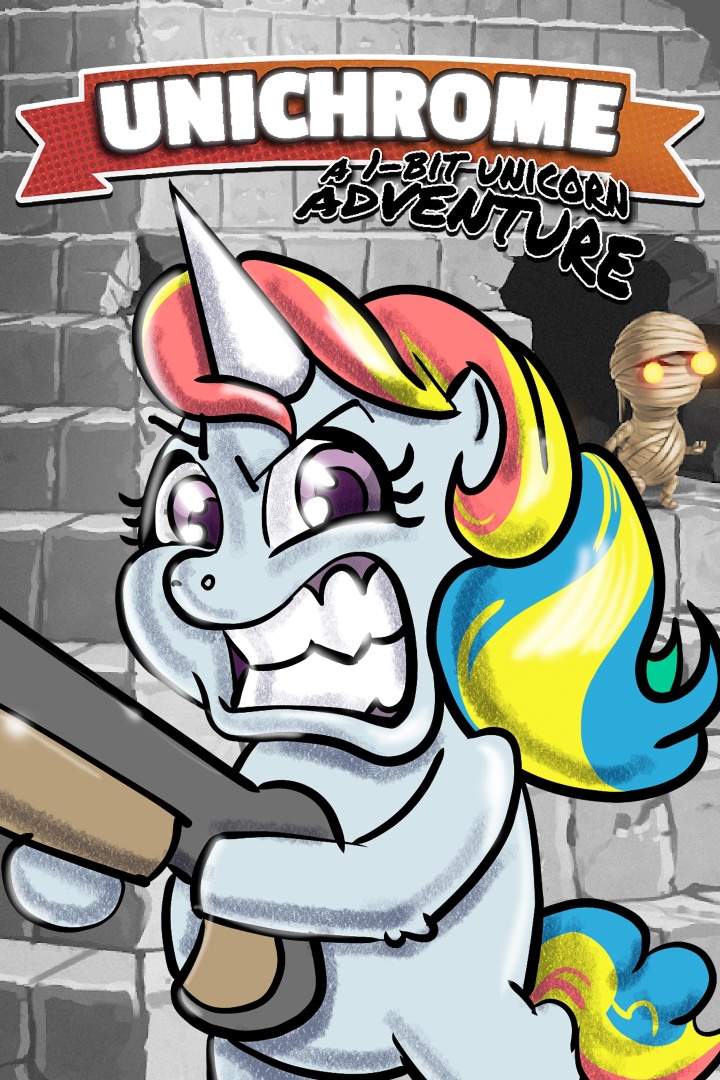 Unichrome: A 1-bit Unicorn Adventure Box Art