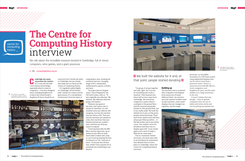 The Centre for Computing History interview