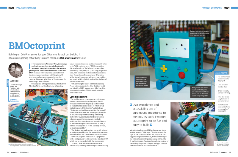 BMOctoprint project showcase