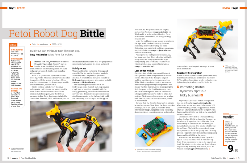 Petoi Robot Dog Bittle