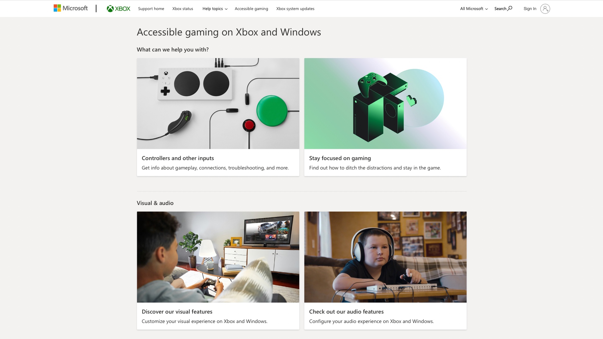 Xbox Accessibility Asset