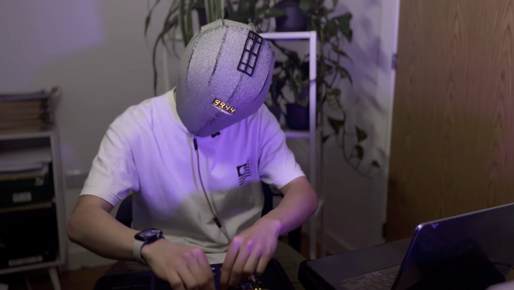 Sci-fi film prop doubles as a DJ helmet