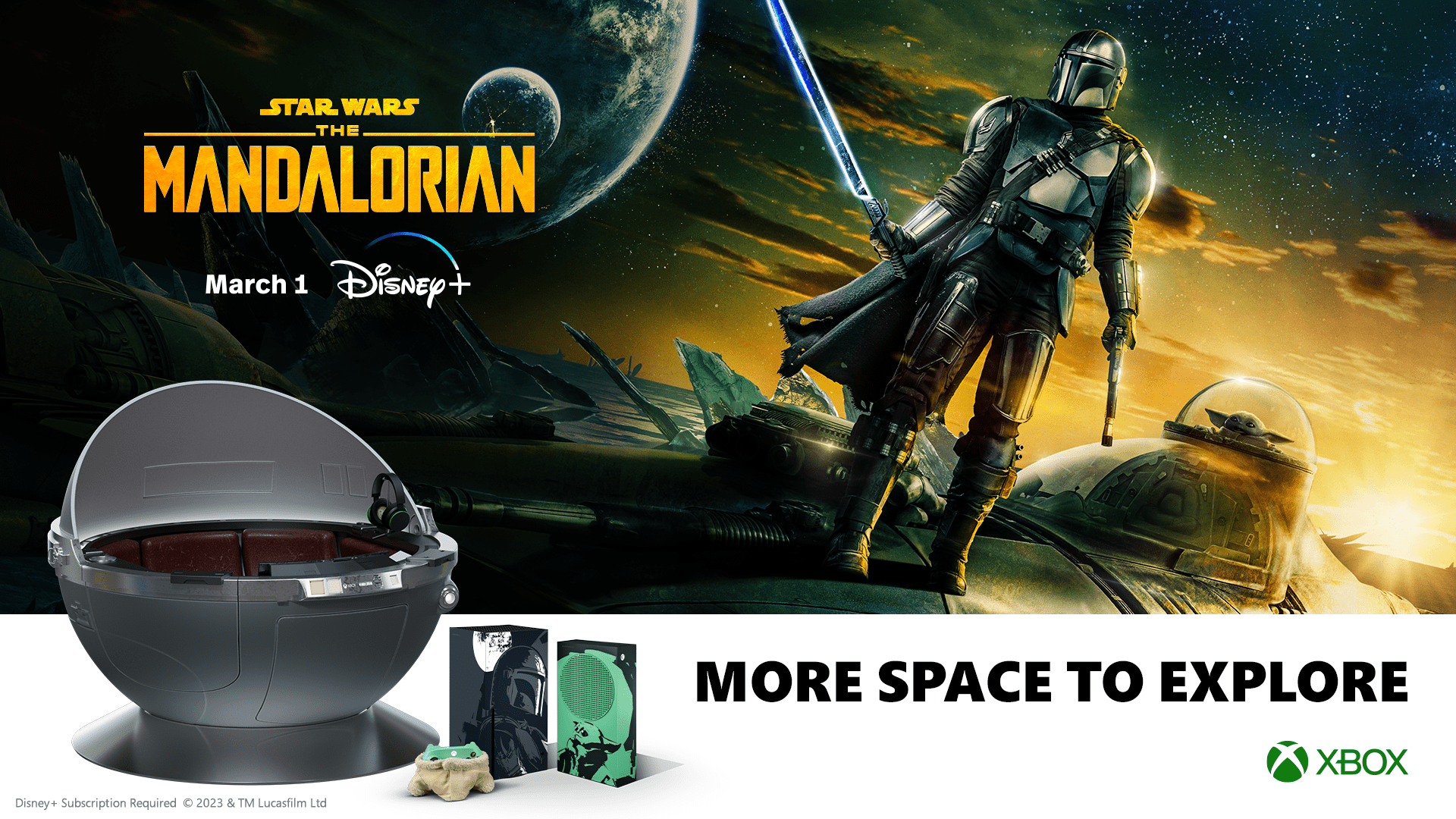 Xbox and Lucasfilm Launch ‘The Mandalorian’-themed Gaming Gear for Season 3