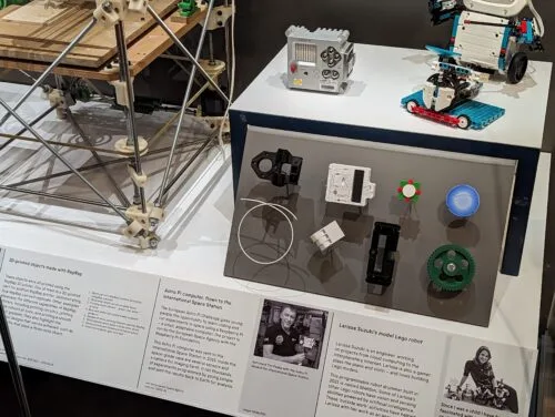 Welcome home! An original Astro Pi computer back from space is now on display at the Science Museum