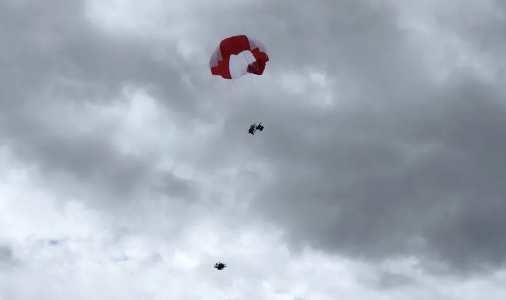 DIY parachute system saves drones and rockets