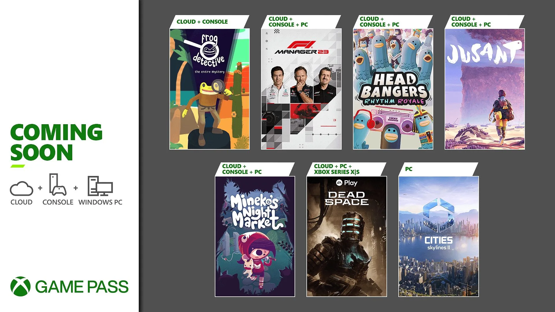 Bald im Game Pass: Cities: Skylines II, Dead Space, Jusant, Mineko’s Night Market und mehr