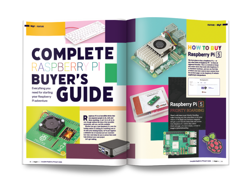 Complete Buyer’s Guide in The MagPi magazine #136
