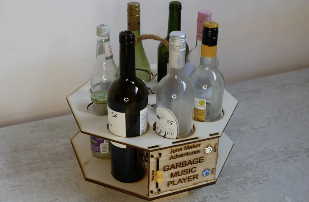 This robot turns old bottles into a musical instrument