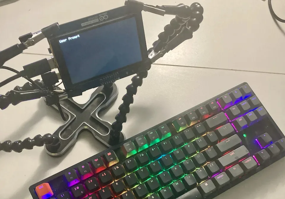 Creating a ChatGPT client with the Arduino GIGA R1 WiFi and GIGA R1 Display Shield