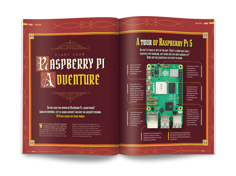 Set forth with Raspberry Pi in The MagPi magazine issue #137