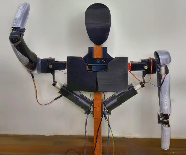 This DIY humanoid robot talks back to you