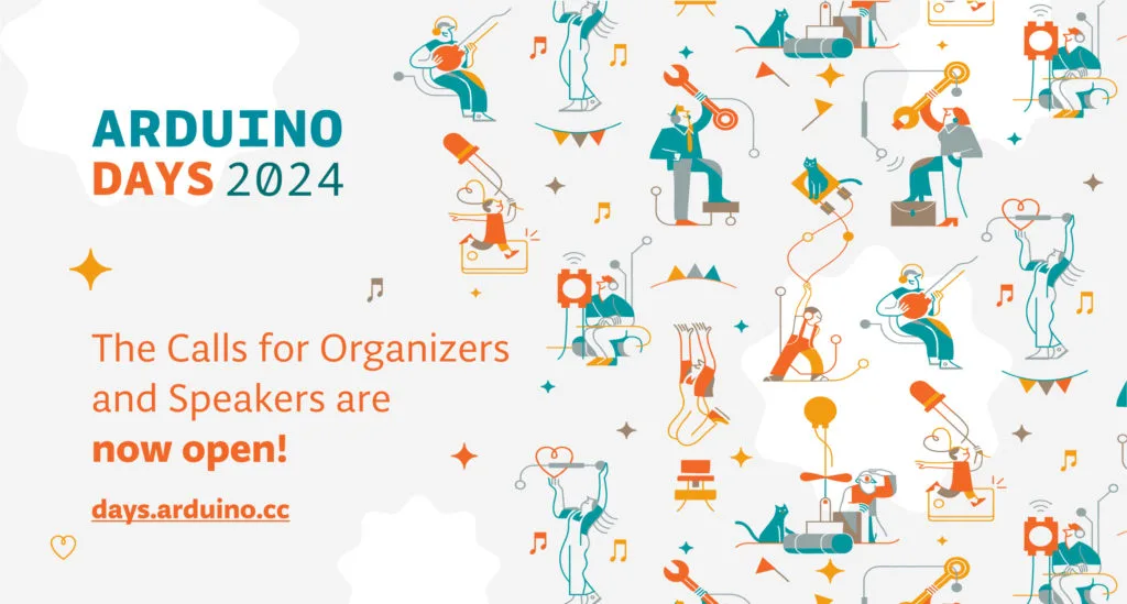 3, 2, 1! Join us in the countdown for Arduino Days 2024