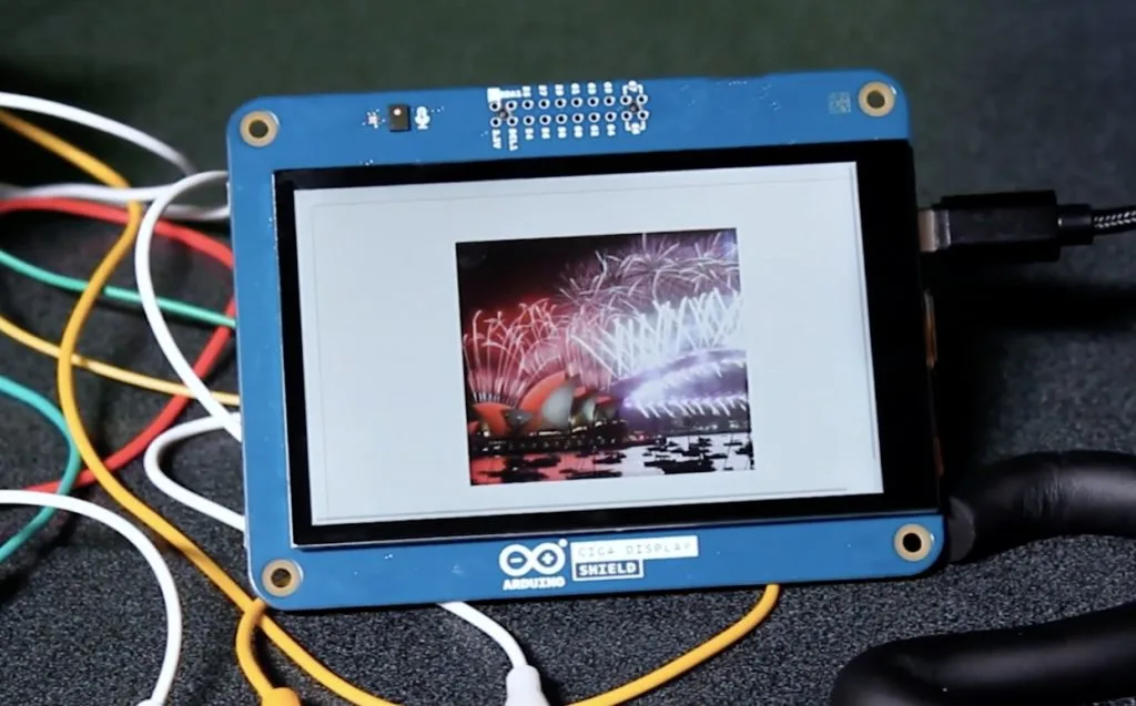 Garrita is an Arduino GIGA Display-powered slideshow