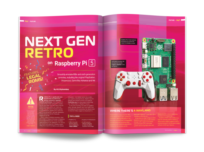 Retro gaming for a new (old) generation with Raspberry Pi 5