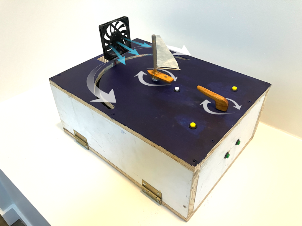 Tabletop device teaches you the basics of sailing before hopping on board a real boat