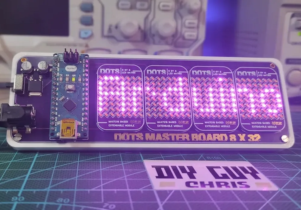 This gorgeous LED matrix display will wow you
