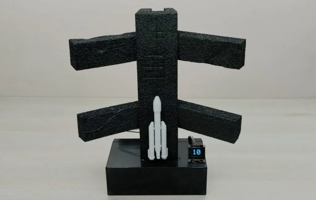 A delightful Chandrayaan-3 rocket launch model