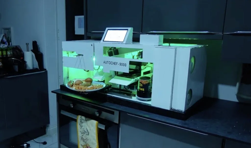 Autochef-9000 can cook an entire breakfast automatically