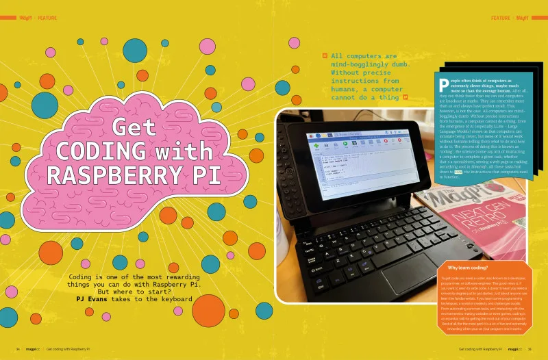 Get coding with Raspberry Pi in The MagPi magazine #140