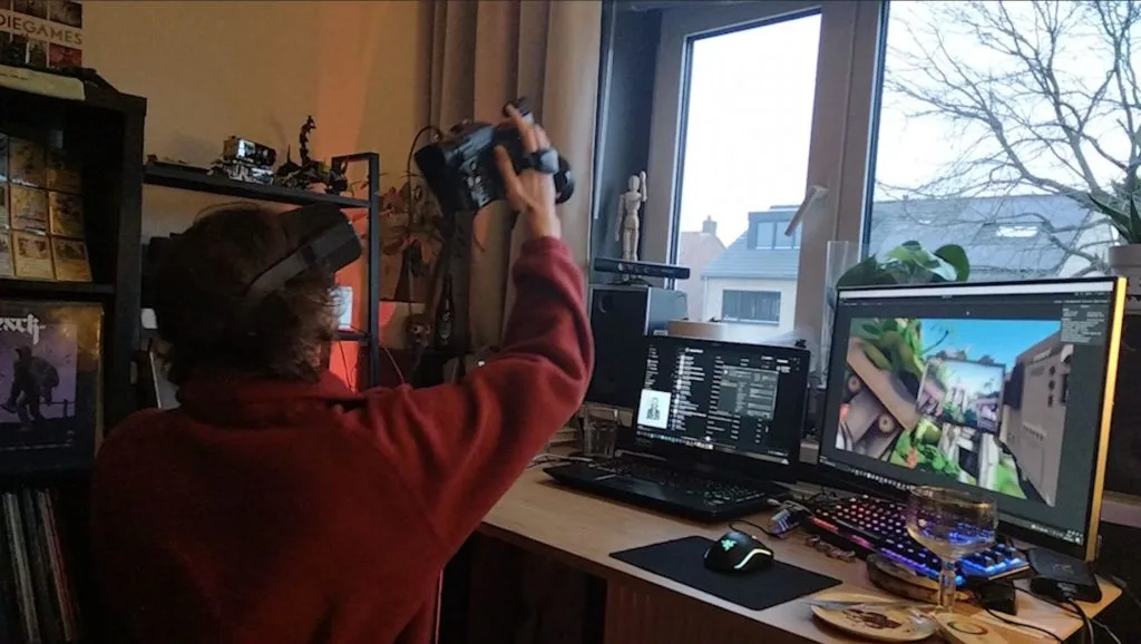 Getting more realistic camera movements in VR with an Arduino