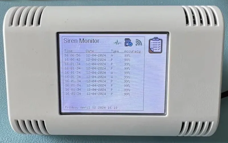 Classify nearby annoyances with this sound monitoring device
