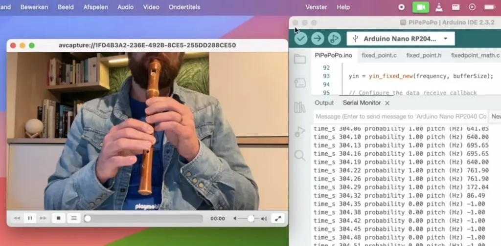 This Arduino Nano RP2040 Connect-powered flute blows your PC’s mouse away