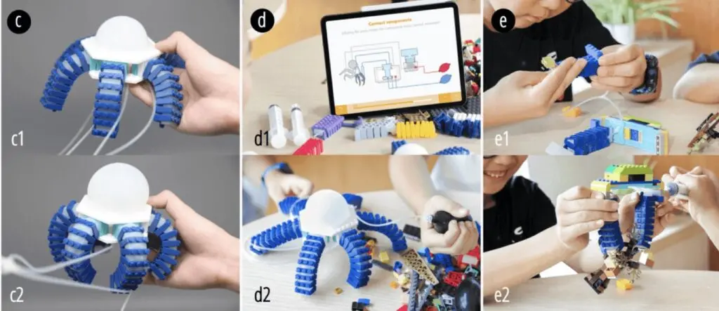 KiPneu makes soft robotic biomimetics accessible to STEAM students