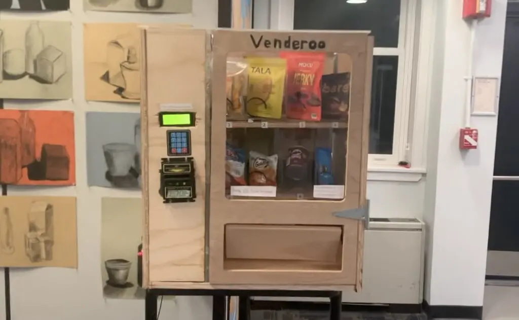 Venderoo is an Arduino Mega-powered DIY vending machine