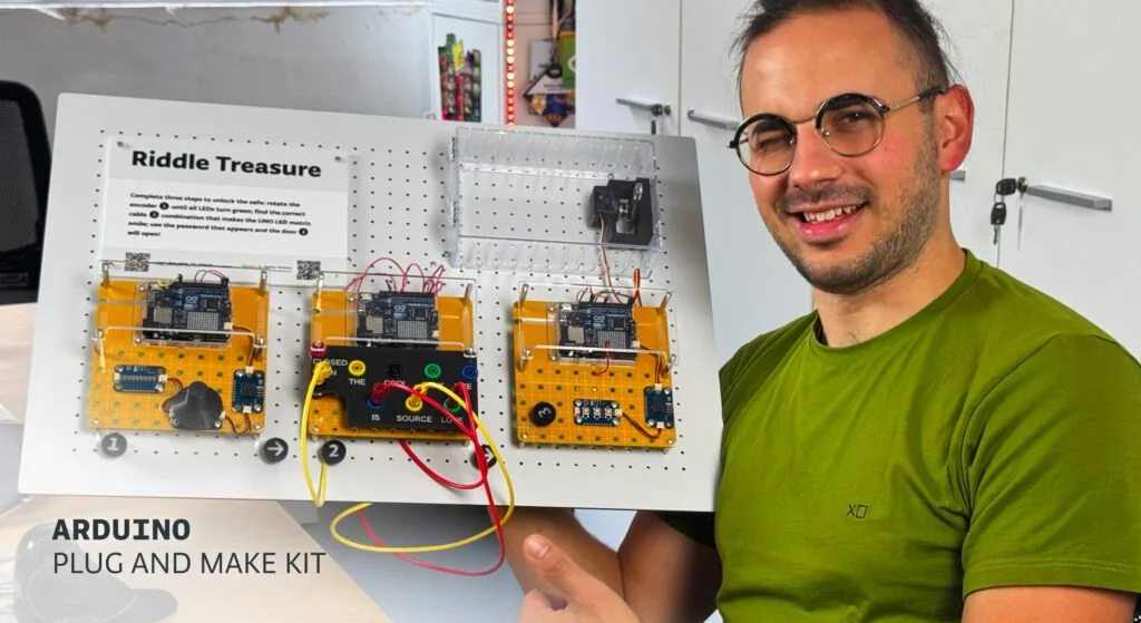 A riddle wrapped in an enigma… made easy, with Arduino Plug and Make Kit