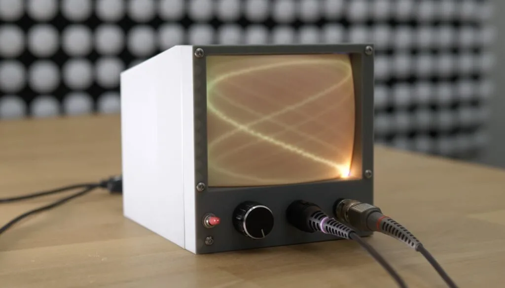 This fake CRT TV works using lasers and UV magic