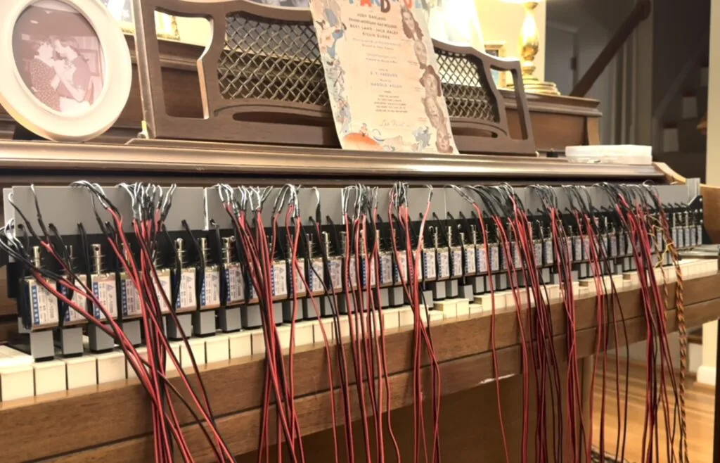 This robotic piano has solenoids for all 88 keys