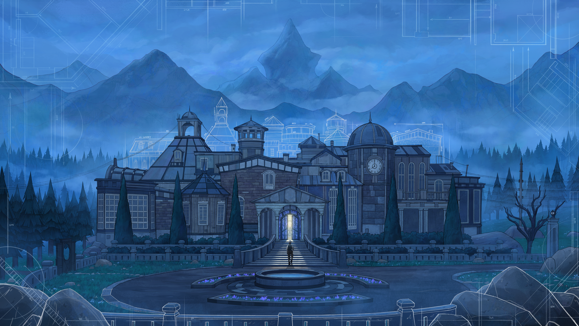 Ein Rundgang durch die sich verändernden Räume von Blue Prince