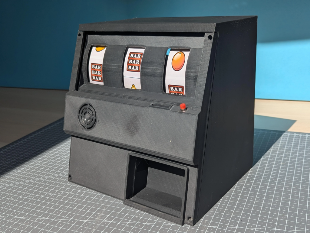 This student made his own odds with a DIY slot machine