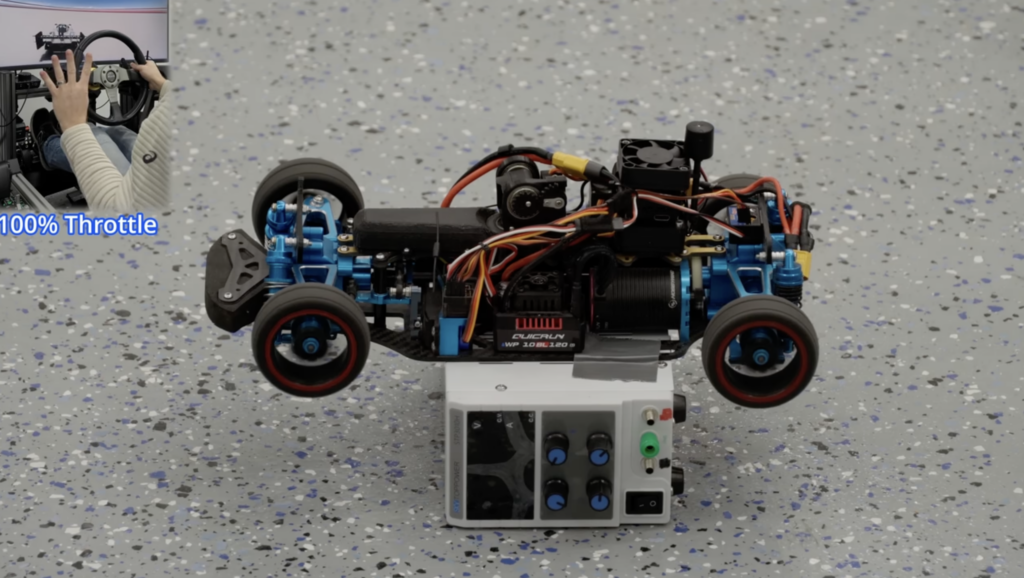 Using a racing sim rig with a real RC car