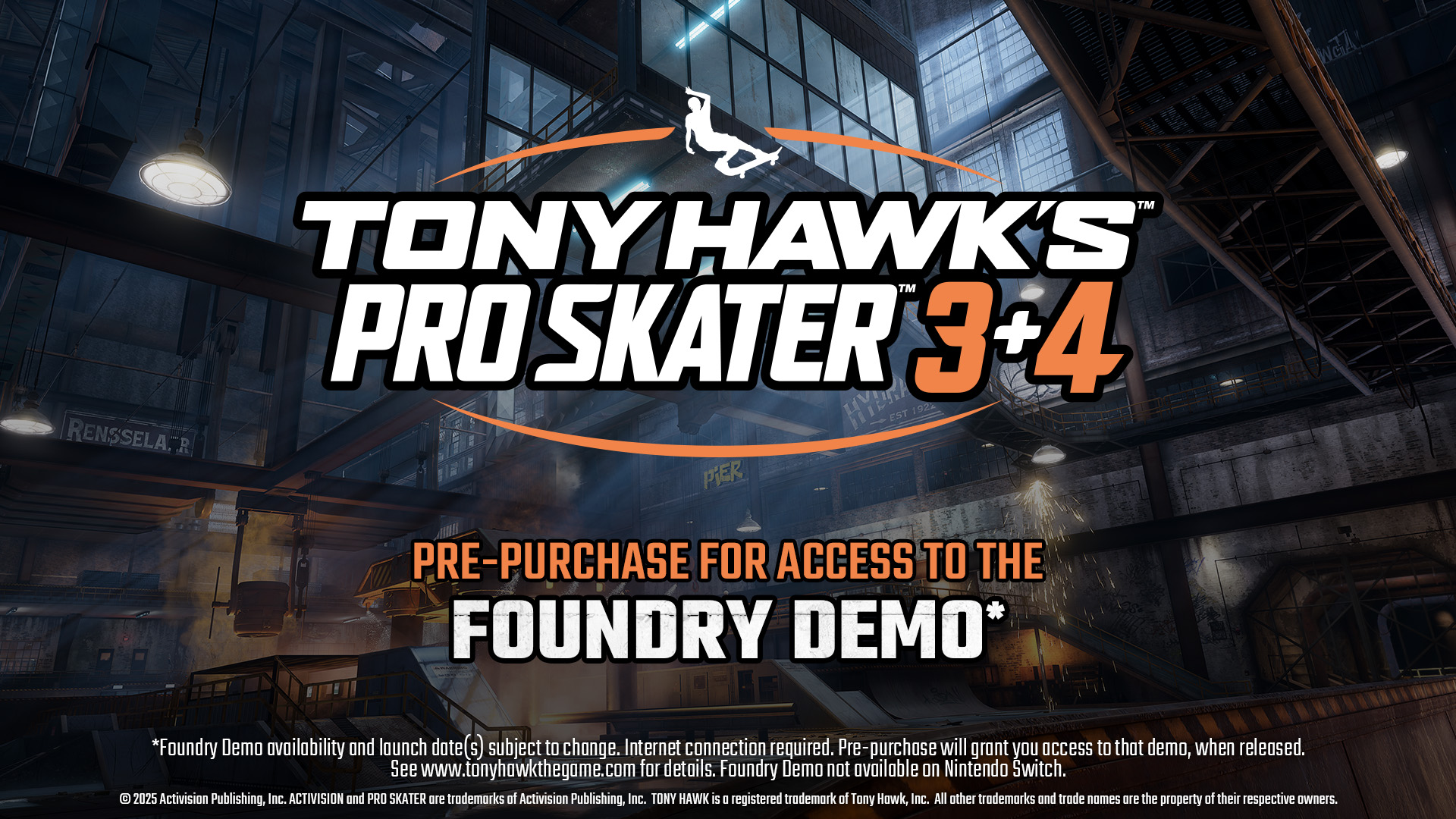 Die Tony Hawk’s Pro Skater 3 + 4 Demo ist da – Spiele die Foundry Demo noch heute