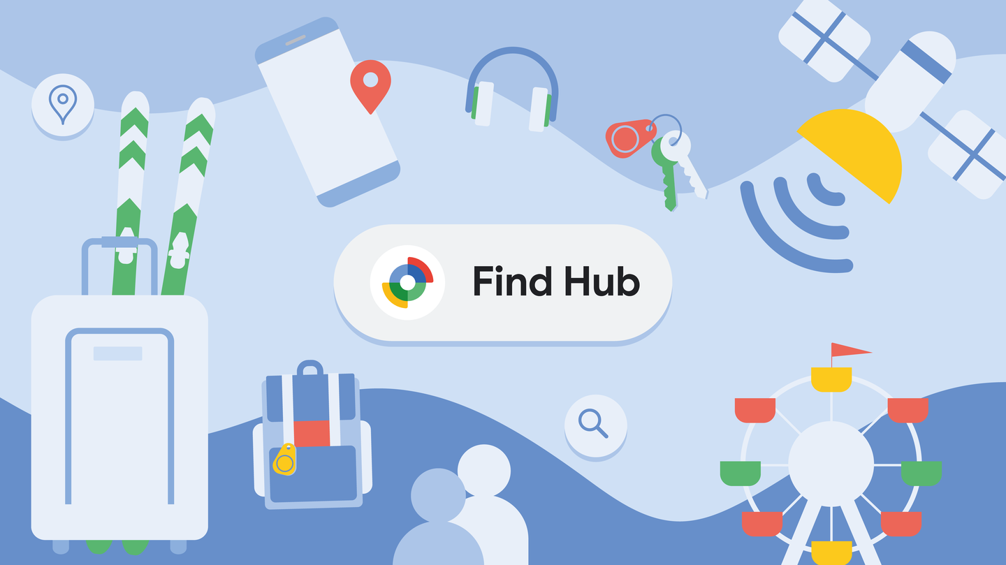 Locate your lost belongings in more ways with Find Hub on Android.Locate your lost belongings in more ways with Find Hub on Android.