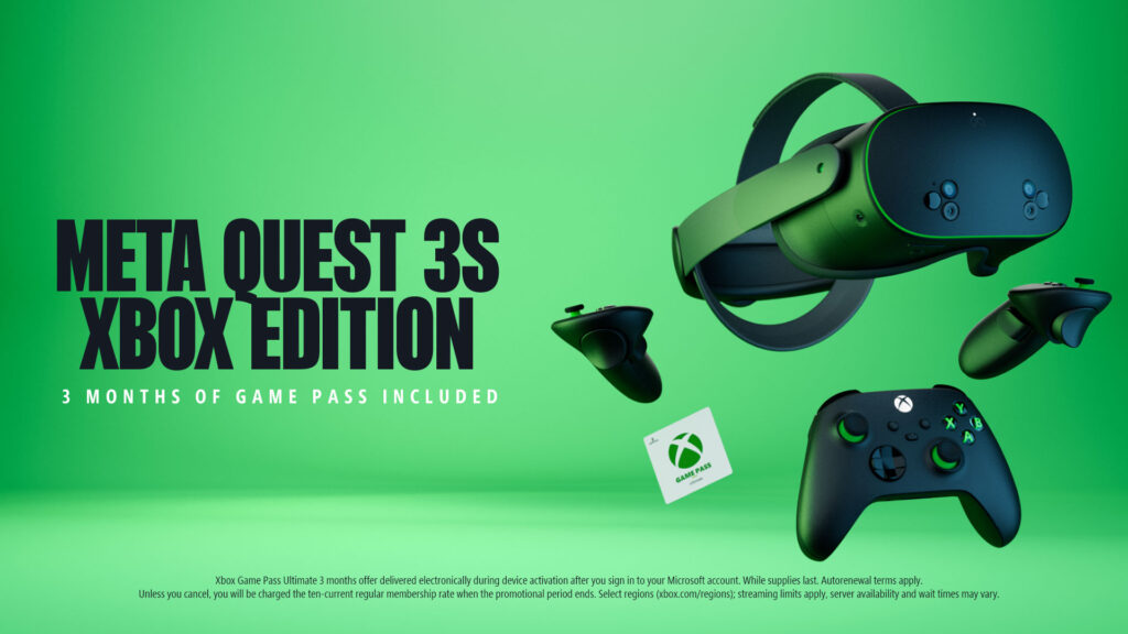 Meta Quest 3S Xbox Edition Hero Image
